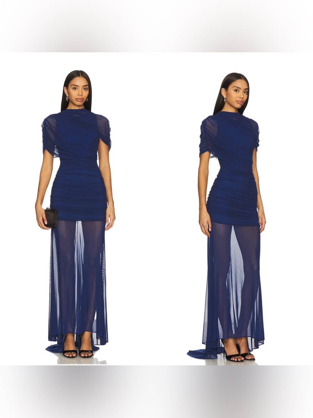 Amanda Uprichard Evianna gown in Navy